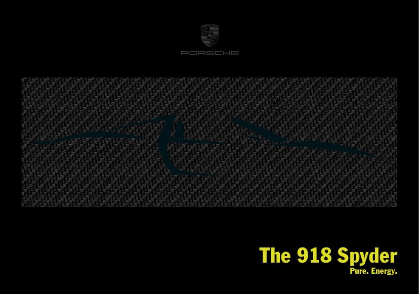 Рекламный буклет Porsche 918